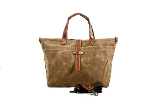 Canvas Crossbody Tote Handbag - Image 3