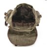 Army Green Womens Waxed Canvas Backpack Purse Bag - Image 3