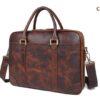 Chocolate Leather HP Laptop Bags