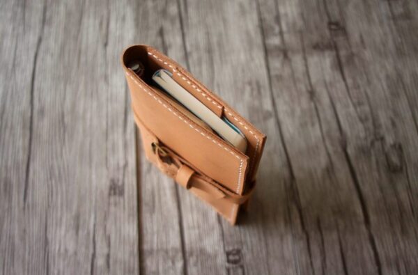 Custom Leather Pocket Moleskine Cover Notebook Holder - Image 7