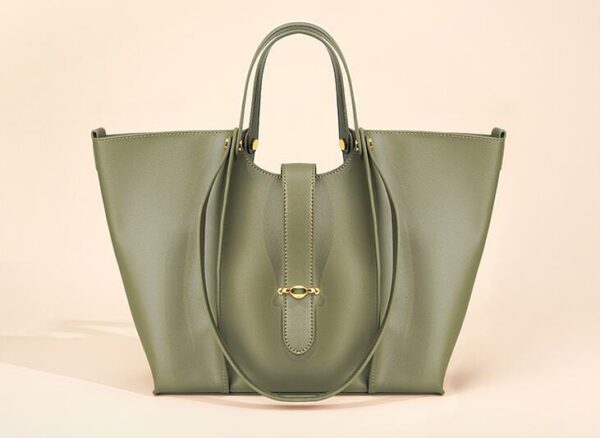 Women's Leather Tote Handbag - Image 5