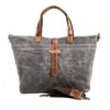 Canvas Crossbody Tote Handbag - Image 6