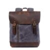 Canvas Travel Backpack Rucksack Bags - Image 7