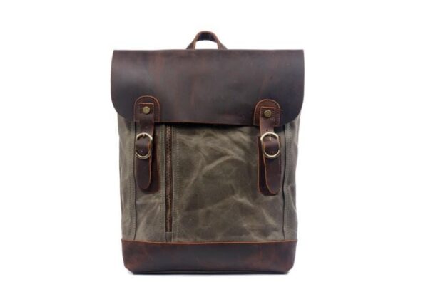 Canvas Travel Backpack Rucksack Bags - Image 6