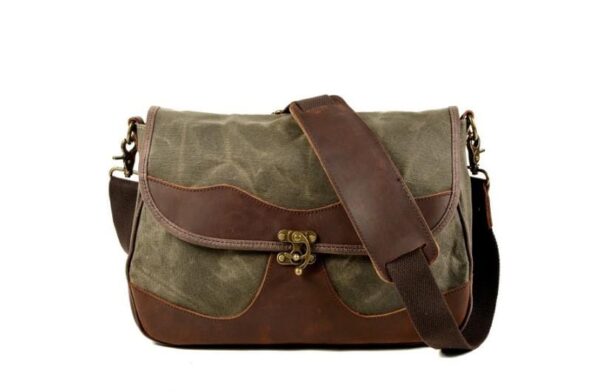 Womens Vintage Canvas Crossbody Messenger Bag Handbag