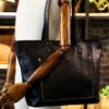 Leather Tote Bag Zipper Handbag - Image 5