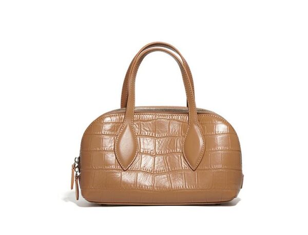 Designer Women's Crococdile Leather Tote Handbag - Image 4