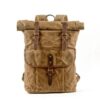 Canvas Leather Backpacks for School Student - Image 4