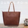 Large Leather Tote Bag Handcrafted Handbag