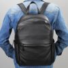 LUXURY COFFEE LEATHER BACKPACK BAG