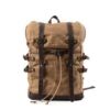Black Canvas Backpack Purse Bag - Image 2