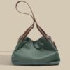 Elegant Women's Leather Tote Crossbody Handbag - Image 2