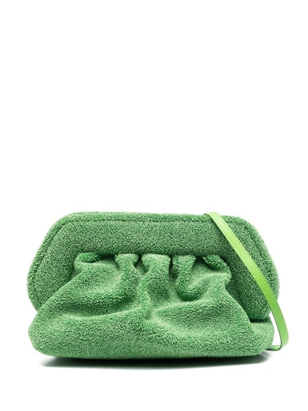Gea Re-fur Clutch Bag In Green - Image 2