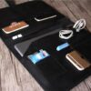 Engraved Black Leather Portfolio Case - Image 4