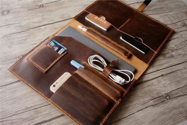 Custom Leather Macbook 12 Inch Sleeve Covers