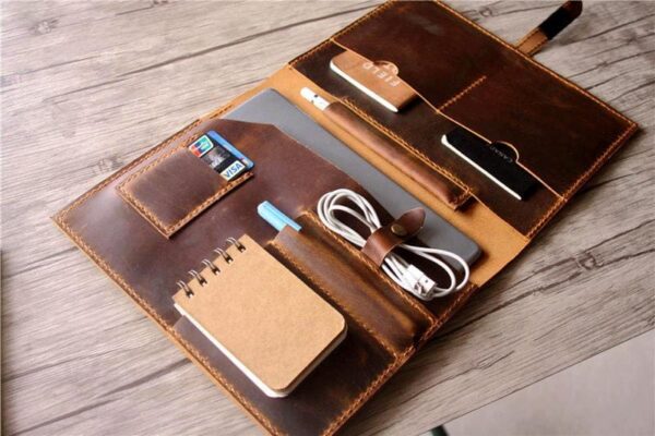 Custom Leather Macbook 12 Inch Sleeve Covers - Image 4