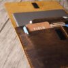Personalized Distressed Brown Leather iPad Pro 11 inch Cover Sleeve - Image 3