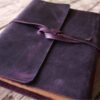 Handcrafted Leather Graduation Guest Book Album - Image 3