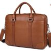 Chocolate Leather HP Laptop Bags - Image 3