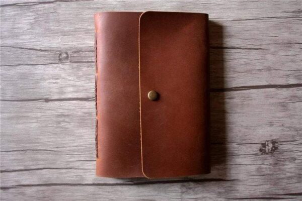 Embossed Small Leather Sketchbook - Image 3