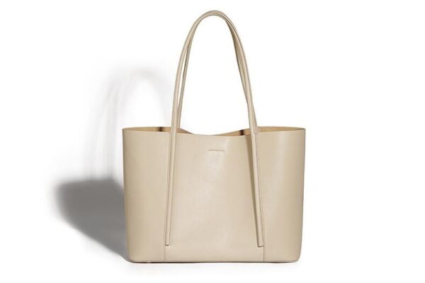 Large Women's Leather Tote Handbag - Image 4