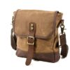 Womens Canvas Messenger Purse Bag - Image 5