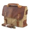Waxed Canvas Messenger Bag Women's
