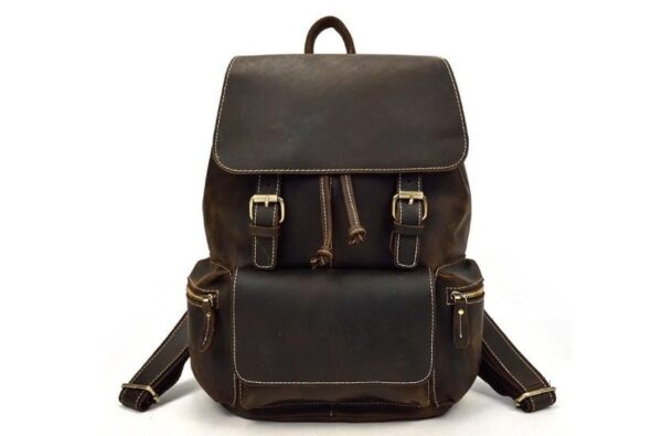 Designer Womens Leather Backpack Purse Rucksack