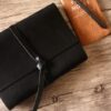 Monogrammed Leather Unique Wedding Guest Book - Image 4