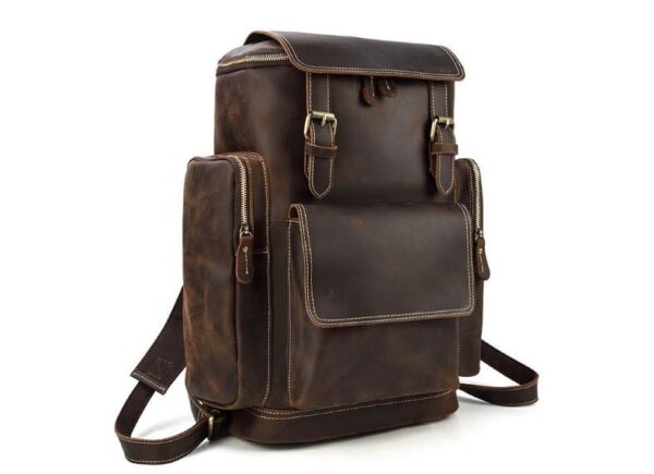 Mens Designer Leather Backpack Womens Rucksack Purse