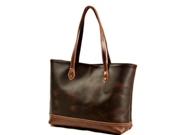 Womens Leather Tote Handbags - Image 2