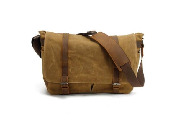 Canvas Laptop Messenger Bag Shoulder Handbag - Image 4