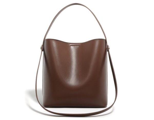 Women's Leather Shoulder Tote Bag - Image 4