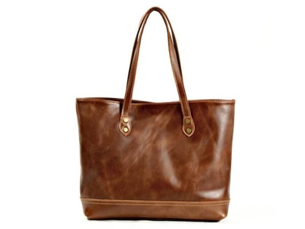 Womens Leather Tote Handbags - Image 3