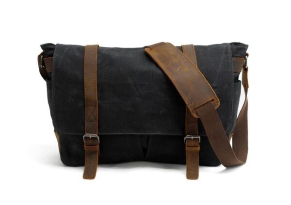 Canvas Laptop Messenger Bag Shoulder Handbag - Image 6