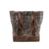 Canvas Leather Handbags Leather Tote Bags - Image 2