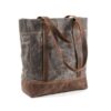 Canvas Leather Handbags Leather Tote Bags - Image 3