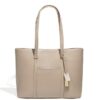 Women's City Leather Shoulder Tote Handbag - Image 4