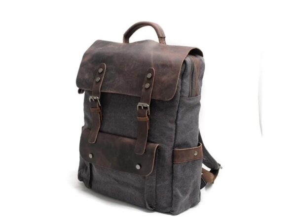 Canvas Laptop Backpack Bag Travel Rucksacks