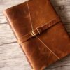 Personalized Leather Wedding Memory Book Photo Alum - Image 4