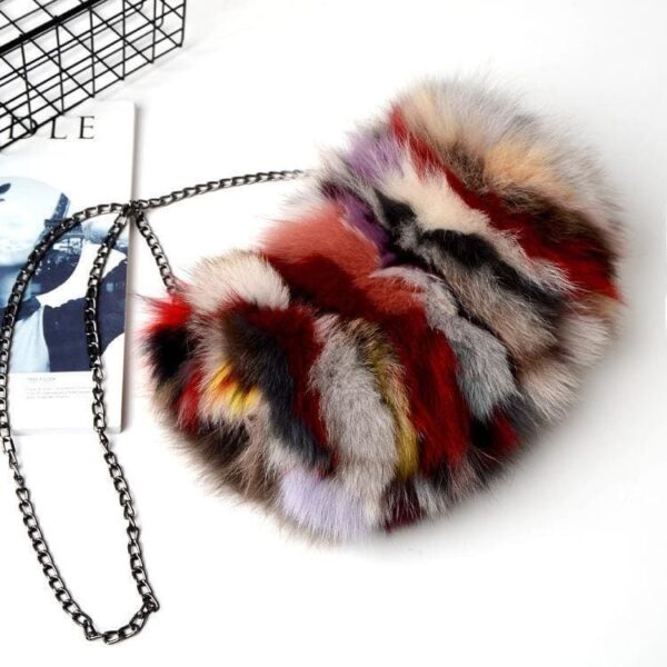 Fluffy cute hand bag