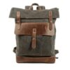 Vintage Canvas Hiking Backpack Rucksack Bag - Image 5