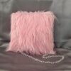 Cute Pink Furry Bag - Image 2