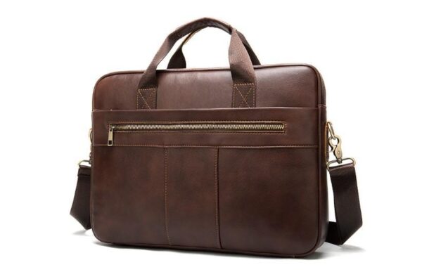 Womens Full Grain Leather Messenger bag Mens Handbag Satchel