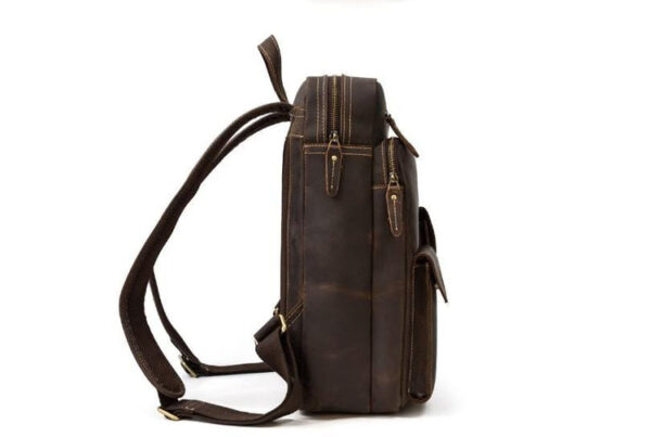 WOMENS LEATHER COMPUTER BACKPACK MENS PURSE - Image 3