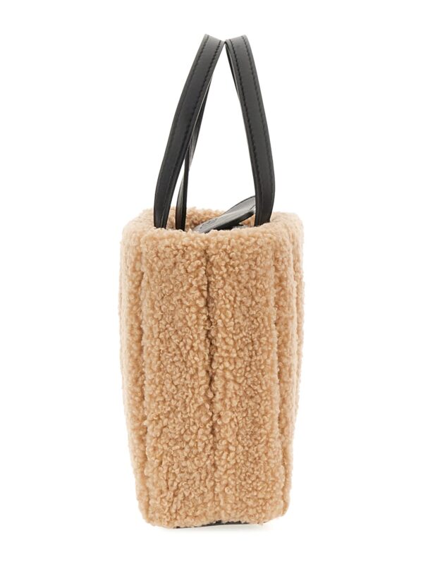 Mini Air Re-fur Bag In Beige - Image 2