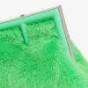 Green Mini Fur Bag - Image 2
