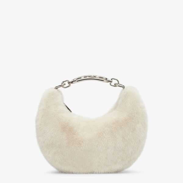 White Fur Bags - Image 3