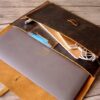 Personalized Leather Macbook Air 13 inch Cover Sleeve - Image 2