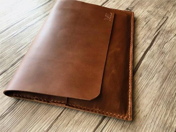 Personalized Leather Macbook Pro 13 inch Cover Sleeve - Image 3